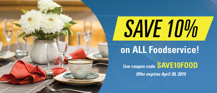 Save 10% on ALL Foodservice!